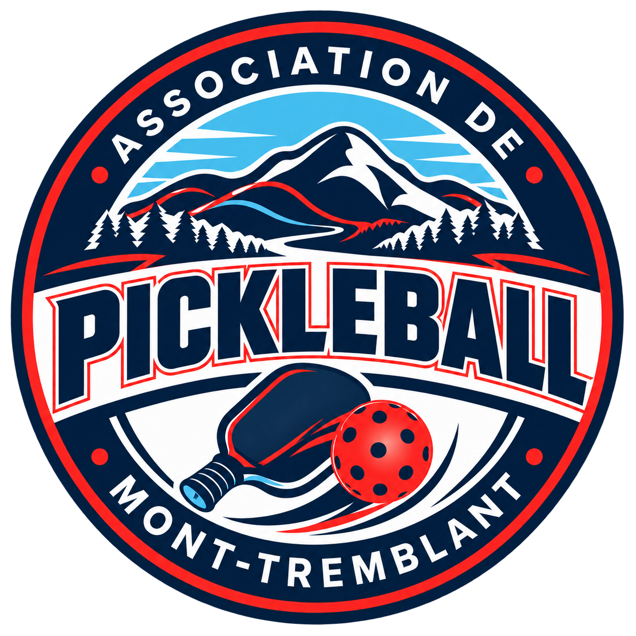 Logo de l’Association de Pickleball Mont-Tremblant
